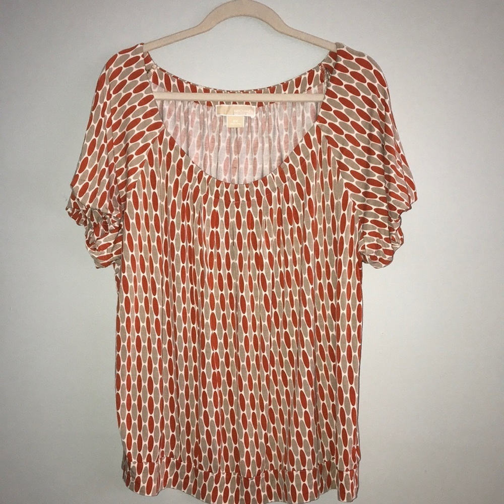 Michael Kors Summer Sunset Top Size 3X